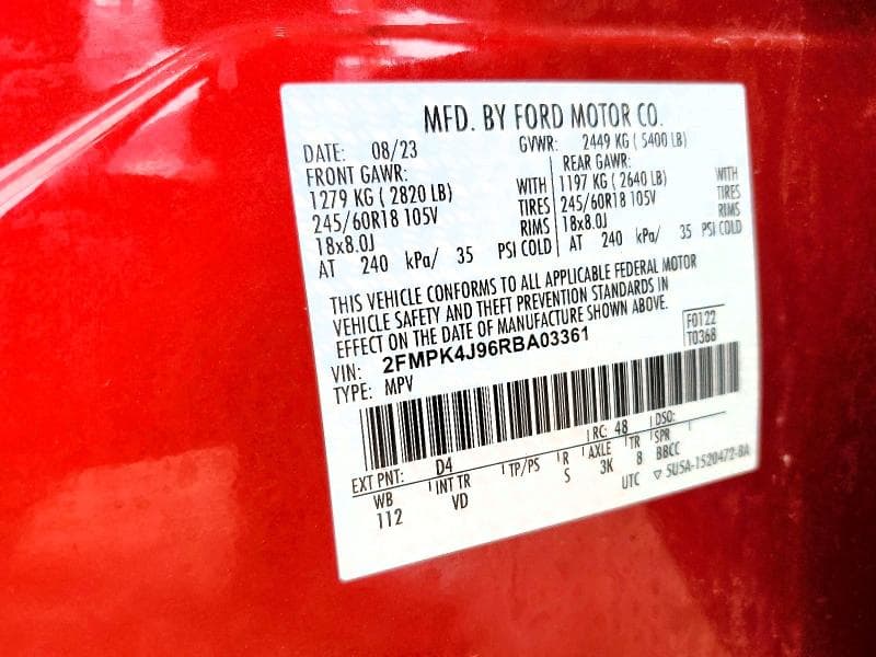 2024 FORD EDGE SEL 13