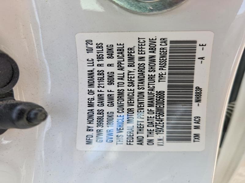 2021 HONDA INSIGHT EX 13