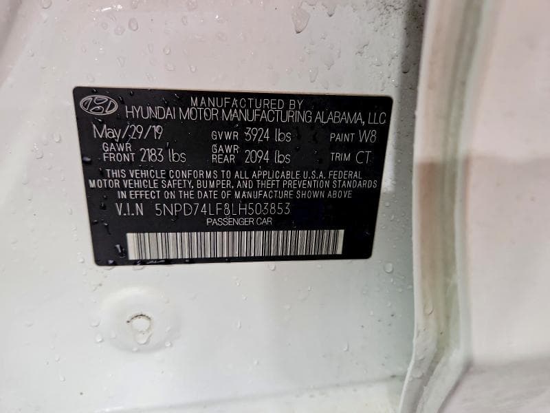 2020 HYUNDAI ELANTRA SE 12