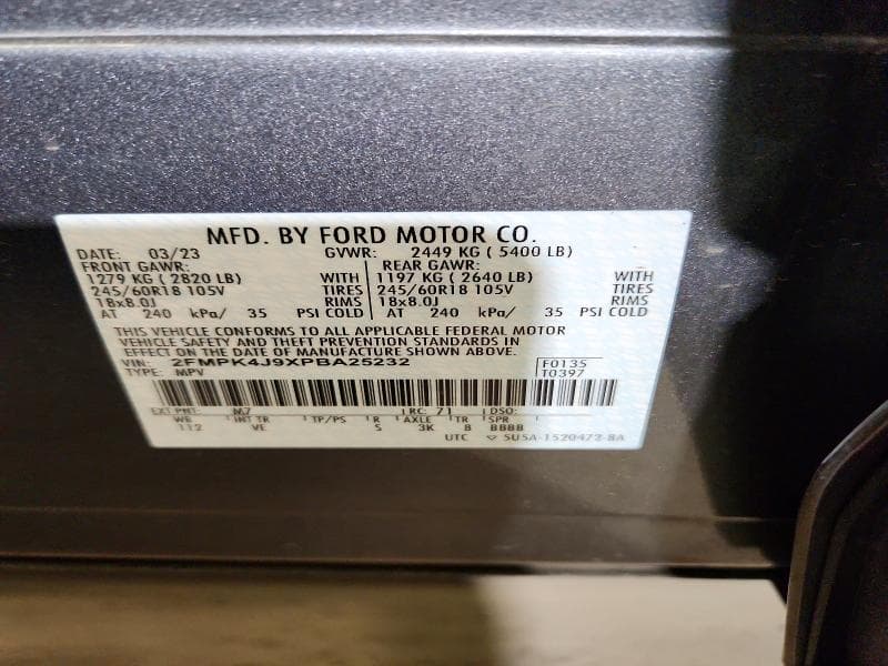 2023 FORD EDGE SEL 13