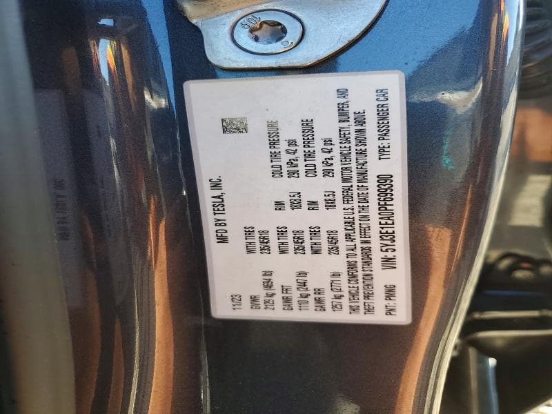 2023 TESLA MODEL 3 12