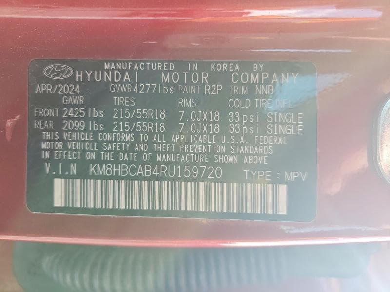 2024 HYUNDAI KONA SEL 13