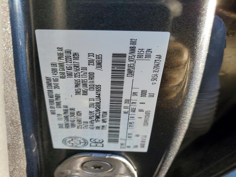 2020 FORD TRUCK/VAN ESCAPE SE 4DR AWD 13