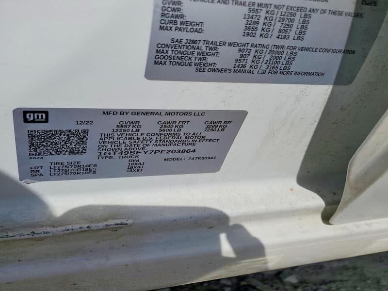 2023 GMC SIERRA K3500 12