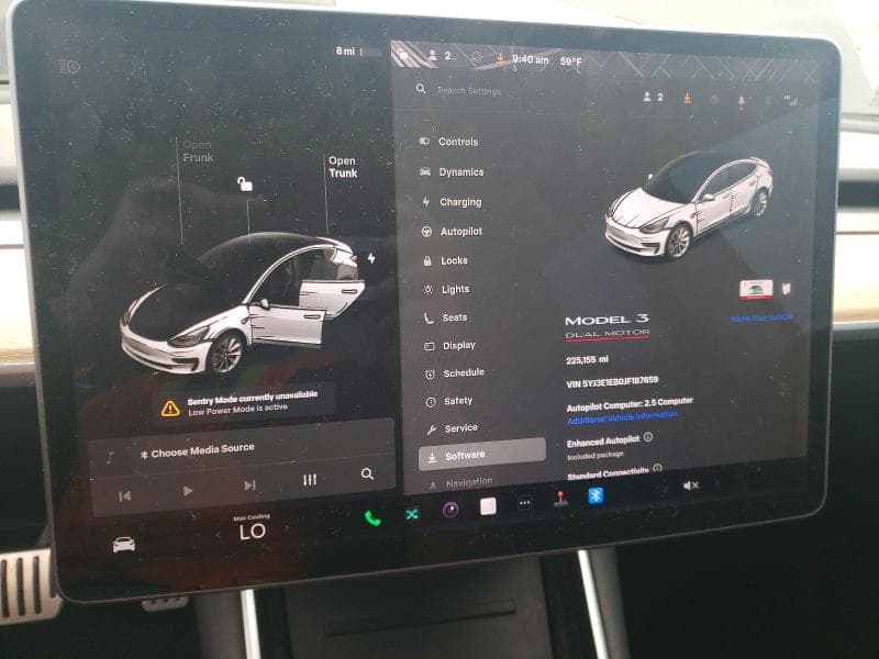 2018 TESLA MODEL 3 9