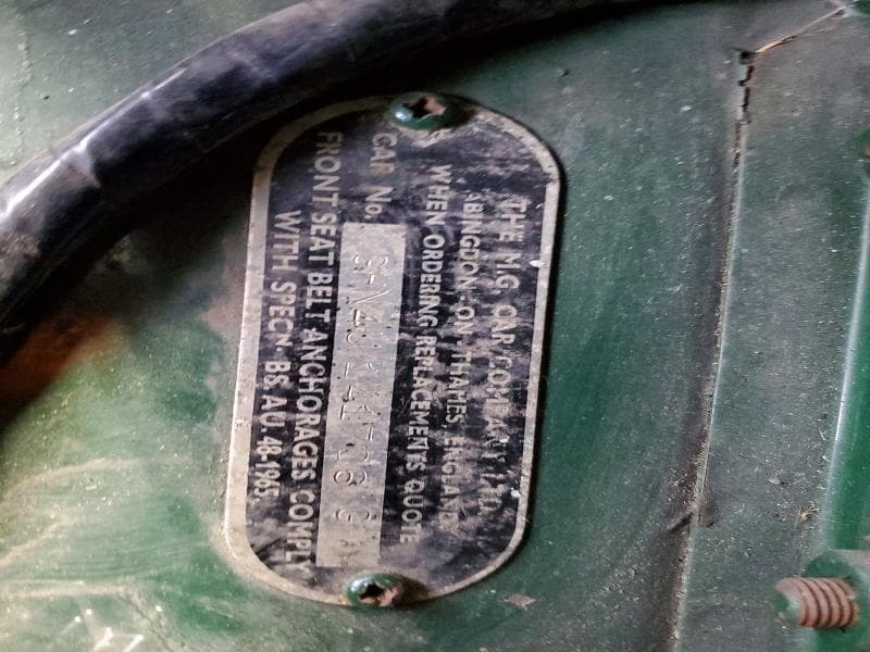 1968 MG MGB CONVER 13