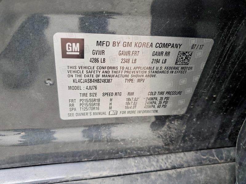 2017 BUICK ENCORE PREFERRED 13