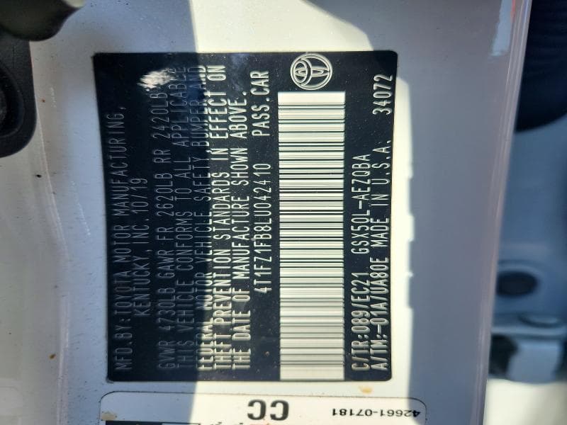 2020 TOYOTA AVALON TRD 12
