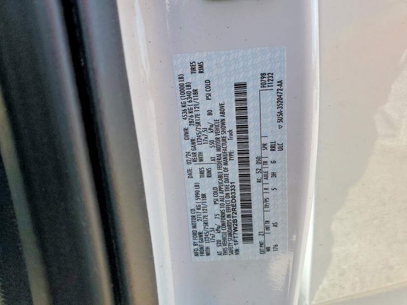 2024 FORD F250 SUPER DUTY 13