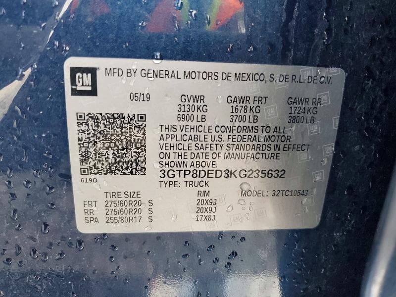 2019 GMC SIERRA C1500 SLT 12