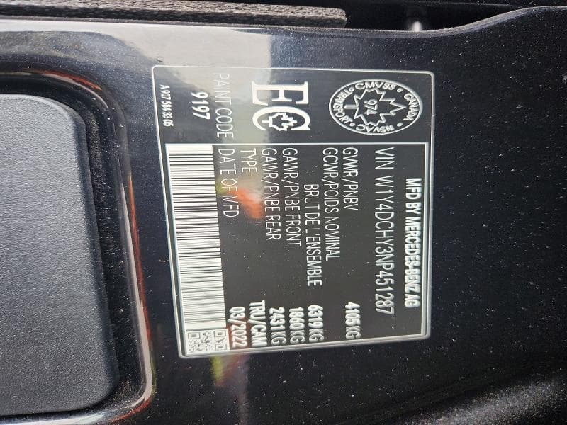 2022 MERCEDES-BENZ SPRINTER 2500 12