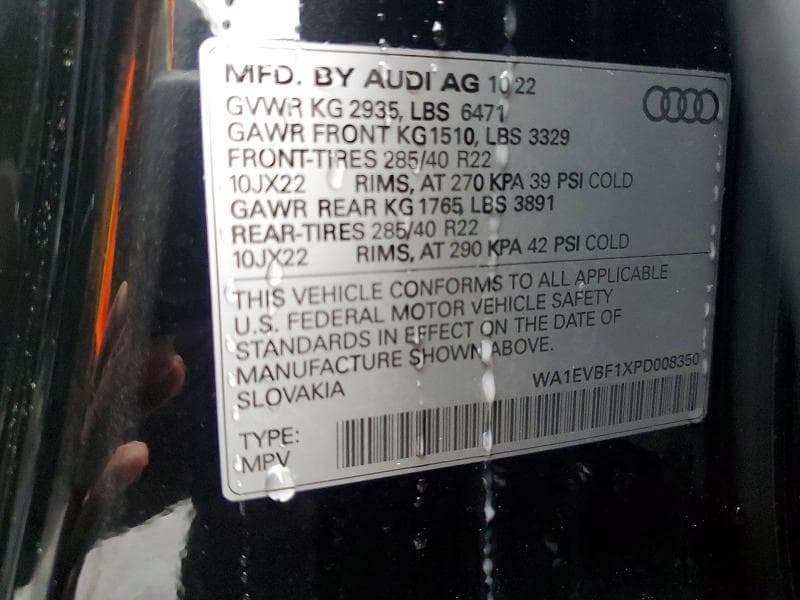 2023 AUDI Q8 PREMIUM PLUS S-LINE 12