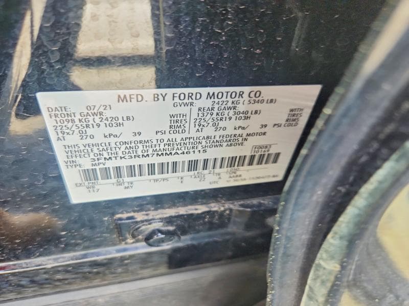 2021 FORD MUSTANG MACH-E PREMIUM 13