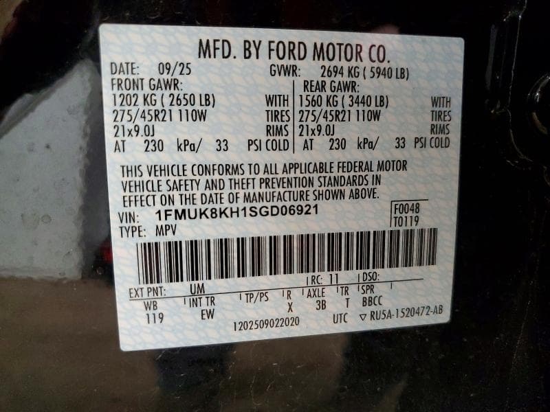2025 FORD EXPLORER ST-LINE 13