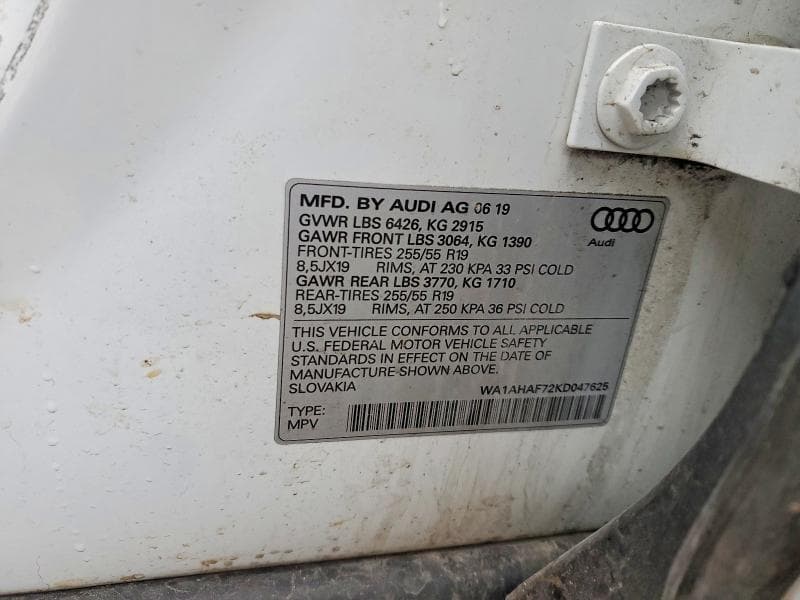 2019 AUDI Q7 PREMIUM 13