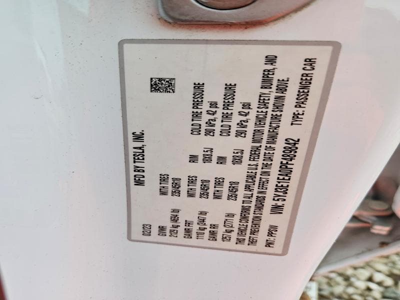 2023 TESLA MODEL 3 12