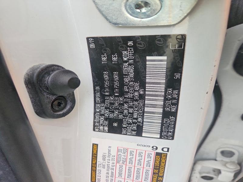2019 LEXUS GX 460 BASE 12