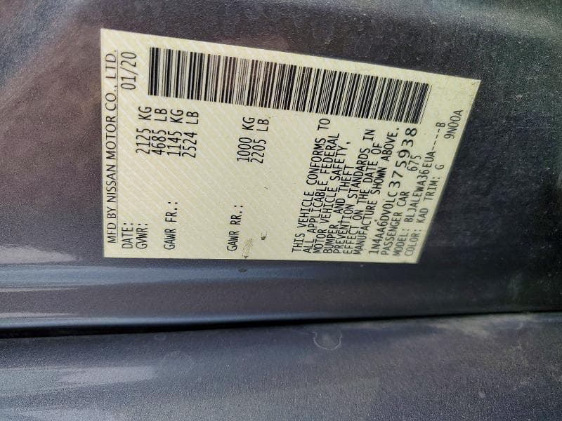 2020 NISSAN MAXIMA 3.5 SL 13