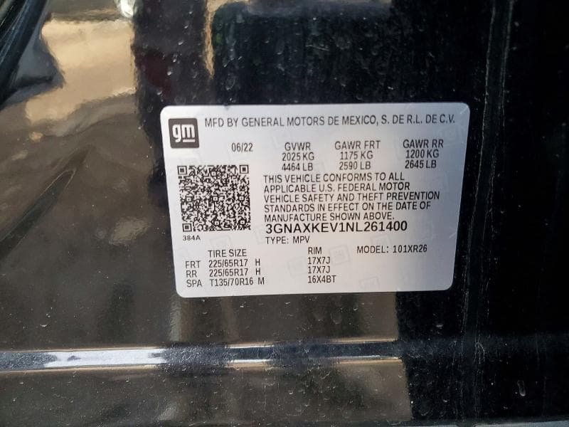2022 CHEVROLET EQUINOX LT 12