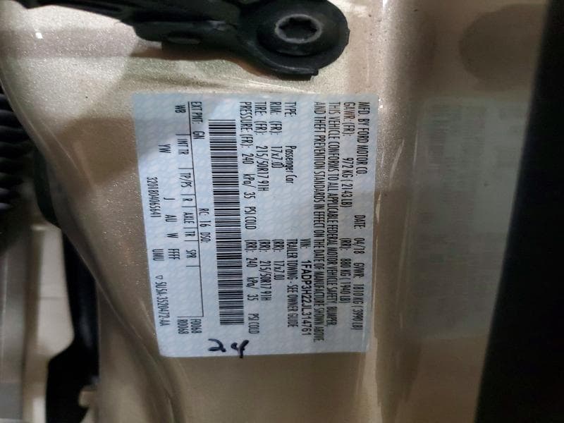 2018 FORD FOCUS SEL 12