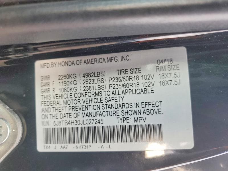 2018 ACURA RDX 13