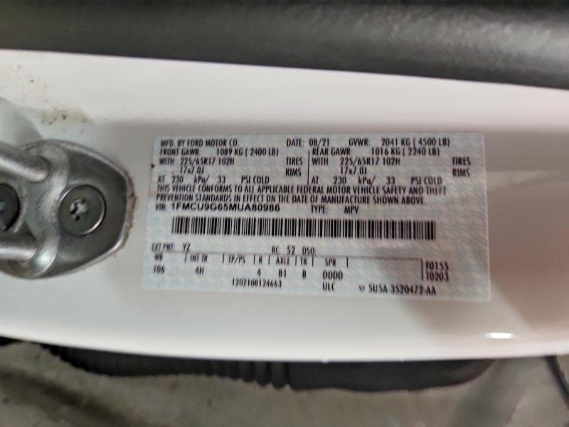 2021 FORD ESCAPE SE 13