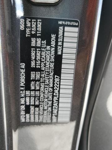 2020 PORSCHE CAYENNE E-HYBRID 13