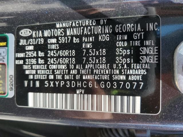 2020 KIA TELLURIDE EX 26