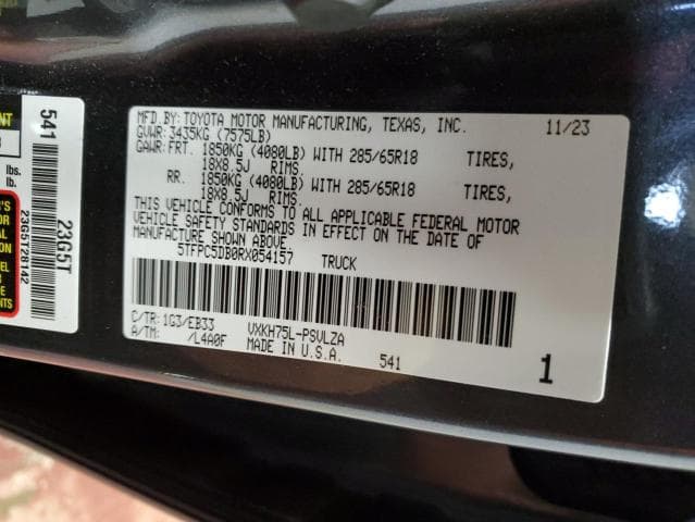 2024 TOYOTA TUNDRA TRD PRO HV 12