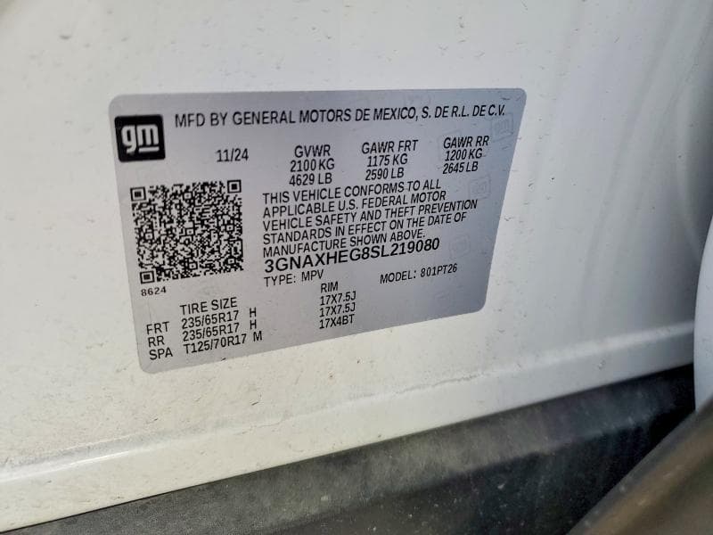 2025 CHEVROLET EQUINOX LT 12