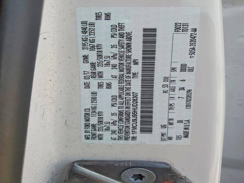 2017 FORD ESCAPE TITANIUM 13