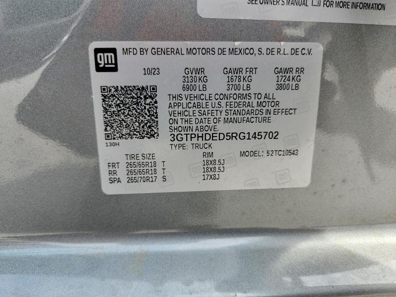 2024 GMC SIERRA C1500 SLT 12