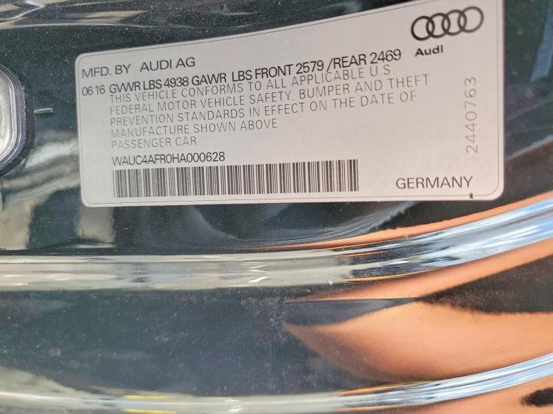 2017 AUDI S5 12