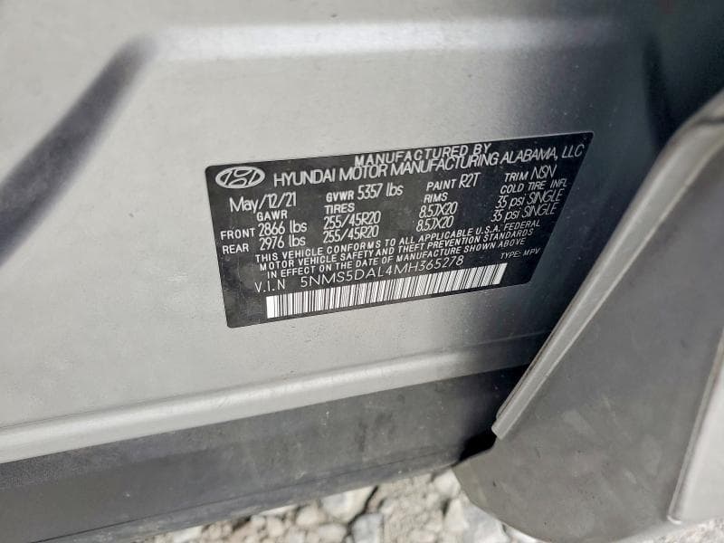 2021 HYUNDAI SANTA FE CALLIGRAPHY 12