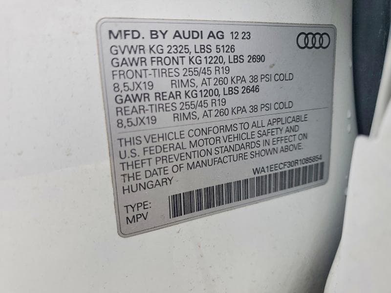 2024 AUDI Q3 PREMIUM PLUS S LINE 45 14