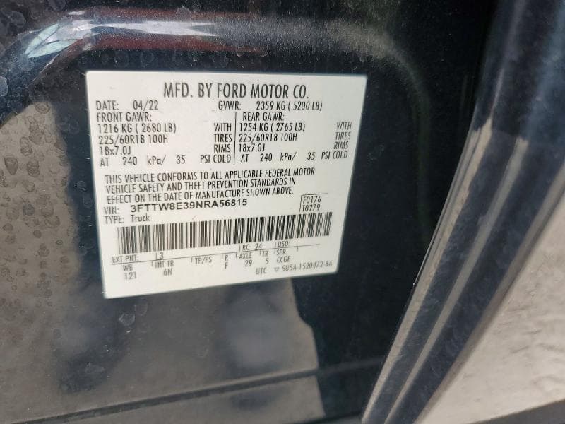 2022 FORD MAVERICK XL 12