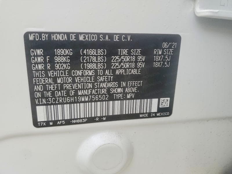 2021 HONDA HR-V SPORT 26