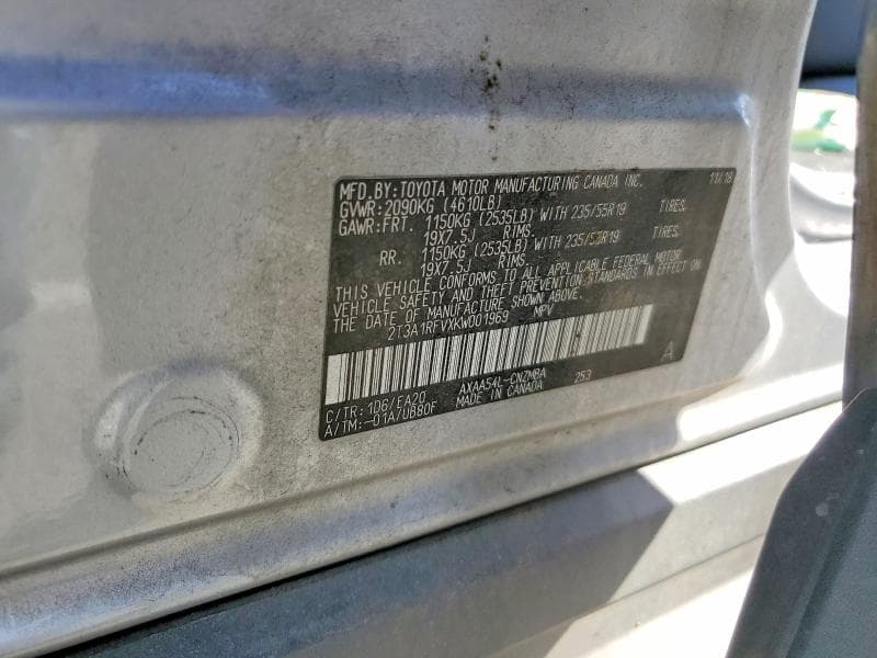 2019 TOYOTA RAV4 XLE PREMIUM 13