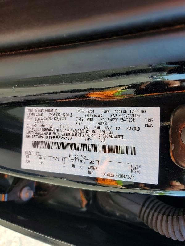 2024 FORD F350 SUPER DUTY 12