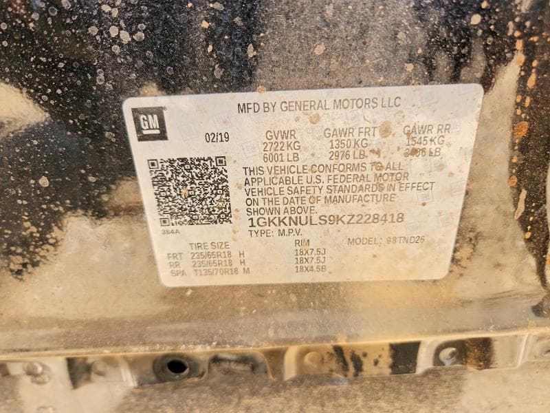 2019 GMC ACADIA SLT-1 14