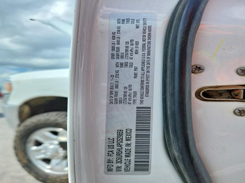 2023 RAM 2500 TRADESMAN 12