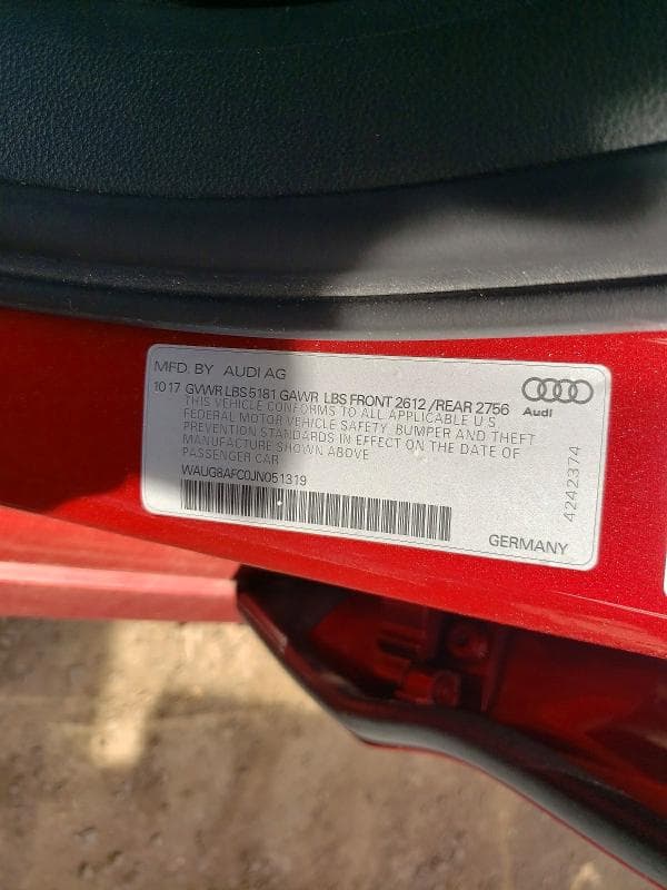2018 AUDI A6 PREMIUM PLUS 12