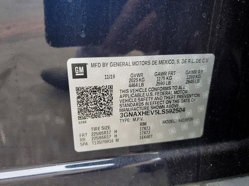 2020 CHEVROLET EQUINOX LS 14