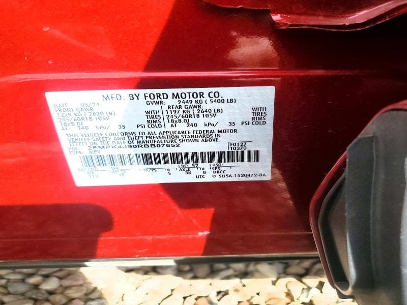 2024 FORD EDGE SEL 14