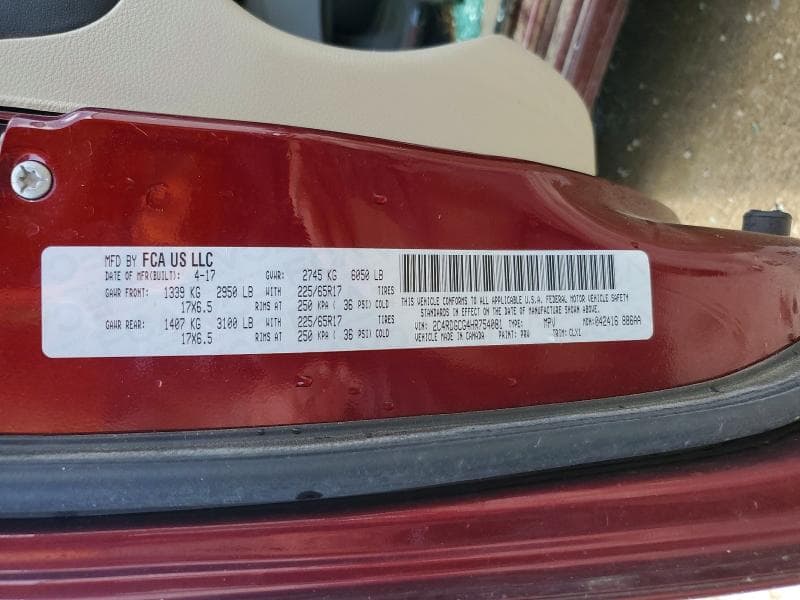 2017 DODGE GRAND CARAVAN SXT 13