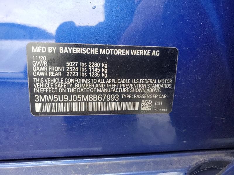 2021 BMW M340XI 13