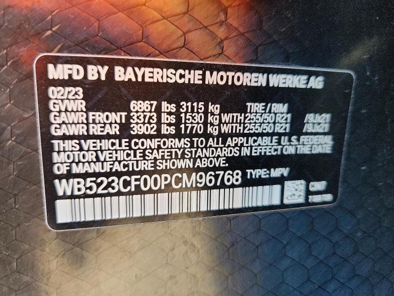 2023 BMW IX XDRIVE50 12