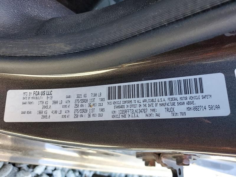 2020 RAM 1500 BIG HORN 12