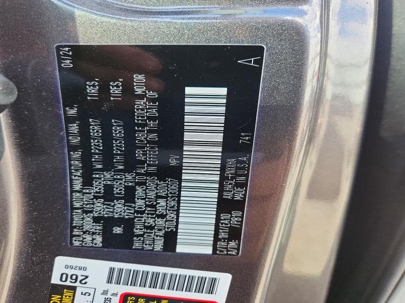 2024 TOYOTA SIENNA XLE 7-PASSENGER 14