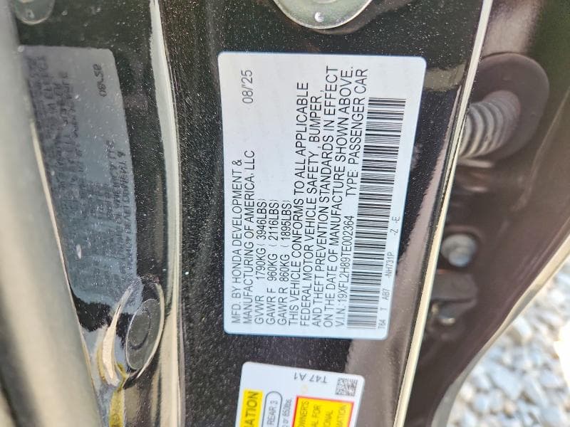 2026 HONDA CIVIC SPORT 12